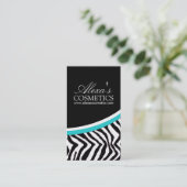 Copie de zèbre {verticale} : : Carte de visite (Debout devant)