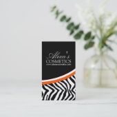 Copie de zèbre {verticale} : : Carte de visite (Debout devant)