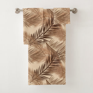 Copie en feuille de palmier, brun foncé, Tan et