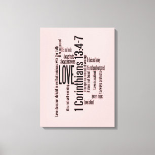 Copie enveloppée de toile - l'amour est mélange