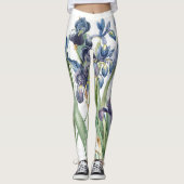 Copie florale Legging d'iris bleu de Redoute (Devant)