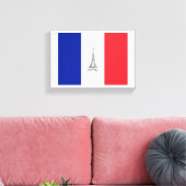 Copie française de toile de drapeau de Tour Eiffel (Insitu(Salon))