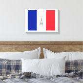 Copie française de toile de drapeau de Tour Eiffel (Insitu(Chambre))