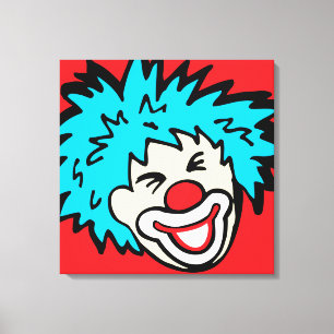 Copie graphique d'enveloppe de toile de clown
