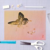 Copie japonaise de papillon de papier de soie de (Artisanat)