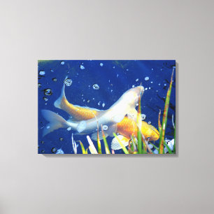 copie japonaise de toile de carpe de koi