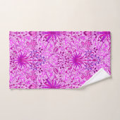 Copie, lavande et violette de jacinthe de William (Serviette à main)