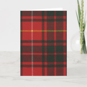 Copie moderne de tartan de Bruce de carte de voeux