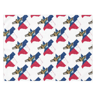Copie occidentale de cow-girl du Texas de nappe