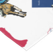 Copie occidentale de cow-girl du Texas de nappe (Angle)