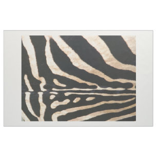 Copie peignée de zèbre de tissu du coton (56"