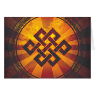 Copie sans fin vintage de noeud