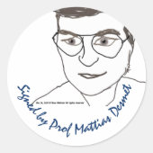 Copie signée Prof Mattias Desmet Sticker (Devant)