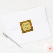Copie signée - Stickers Carrés (#12) (Enveloppe)