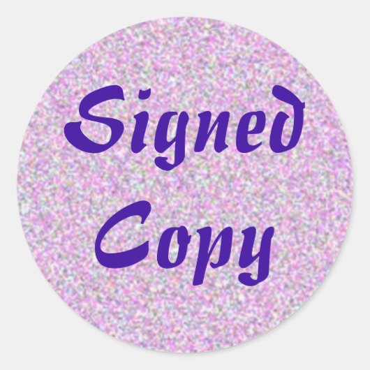 Copie signée - Stickers ronds (#10) (Devant)