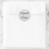 Copie signée - Stickers ronds (#16) (Sac)
