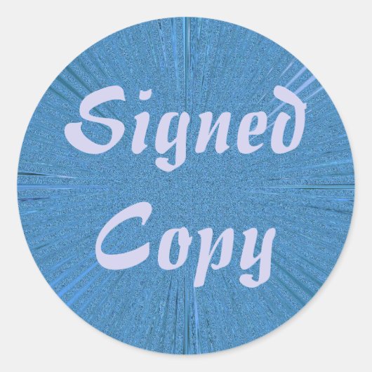 Copie signée - Stickers ronds (#2) (Devant)