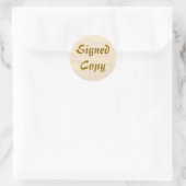 Copie signée - Stickers ronds (#22) (Sac)