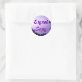 Copie signée - Stickers ronds (#28) (Sac)