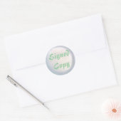Copie signée - Stickers ronds (#34) (Enveloppe)