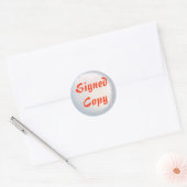 Copie signée - Stickers ronds (#36) (Enveloppe)