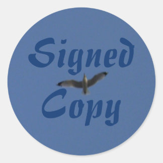 Copie signée - Stickers ronds (#37)