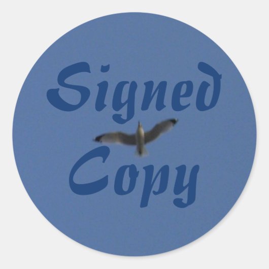 Copie signée - Stickers ronds (#37) (Devant)