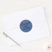 Copie signée - Stickers ronds (#37) (Enveloppe)