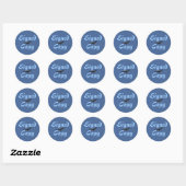 Copie signée - Stickers ronds (#38) (Feuille)
