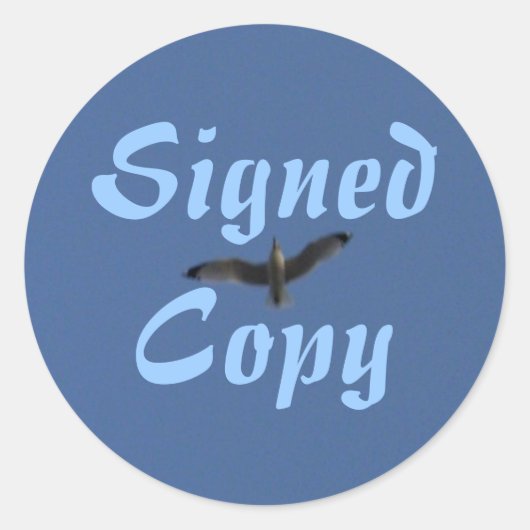 Copie signée - Stickers ronds (#38) (Devant)