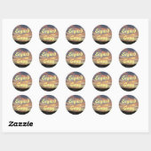 Copie signée - Stickers ronds (#49) (Feuille)