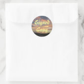 Copie signée - Stickers ronds (#49) (Sac)
