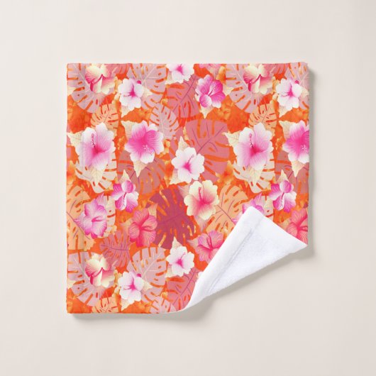 Copie tropicale dans le corail vivant (Gant de toilette)