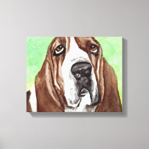 Copies d'art de toile de Basset Hound