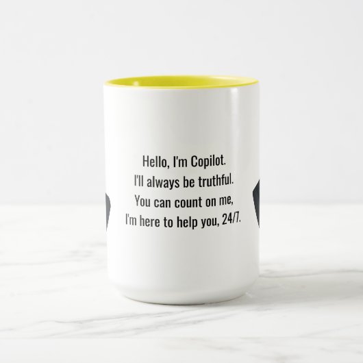 COPILOT 15oz MUG with my Mug on the Mug! (Centre)