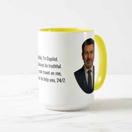 COPILOT 15oz MUG with my Mug on the Mug! Mok (Voorkant rechts)