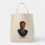 Copilot AI Boodschappen Tote Bag (Achterkant)
