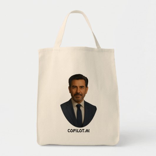 Copilot AI Boodschappen Tote Bag (Voorkant)