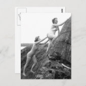 Copines Carte postale photo vintage (Devant / Derrière)