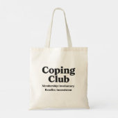 Coping Club - Canvas tas (Achterkant)