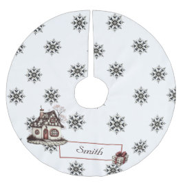 Copos de Nieve Personalizable Kerstboom Rok