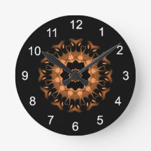Copper and Black Mandala Pattern 4