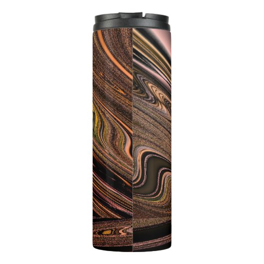 Copper Blush Agate Thermosbeker (Achterkant)