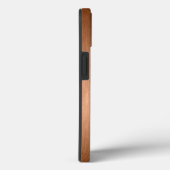 Copper Brown Metallic Brushed Aluminum Look Case-Mate iPhone Case (Achterkant / Rechts)