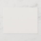 Copper Burgundy Wildflower | Beige Hartelijk dank Briefkaart (Achterkant)