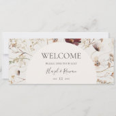 Copper Burgundy Wildflower | Beige zitplaats (Achterkant)