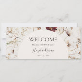 Copper Burgundy Wildflower | Beige zitplaats (Voorkant)