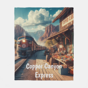 Copper Canyon Express Fleece Deken