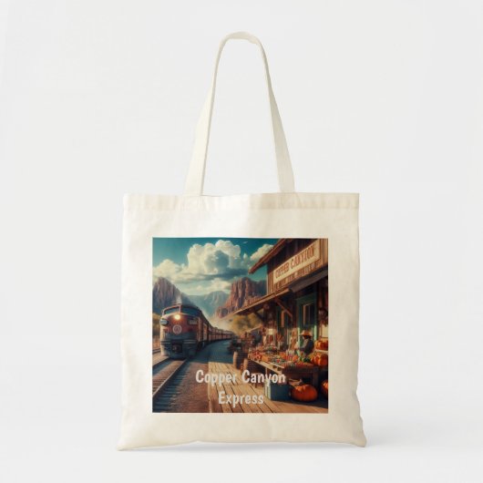 Copper Canyon Express Tote Bag (Voorkant)