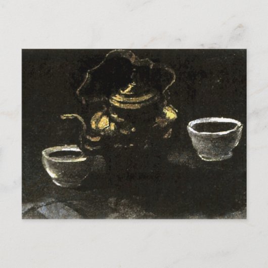 Copper Coffeepot en Bowls, Vincent van Gogh Briefkaart (Voorkant)